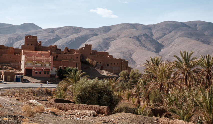 Die Berglandschaft von Marokko.